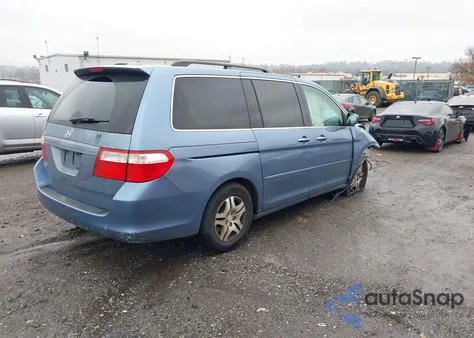2007 Honda Odyssey Ex-L from USA, damaged, VIN 5FNRL387X7B052331